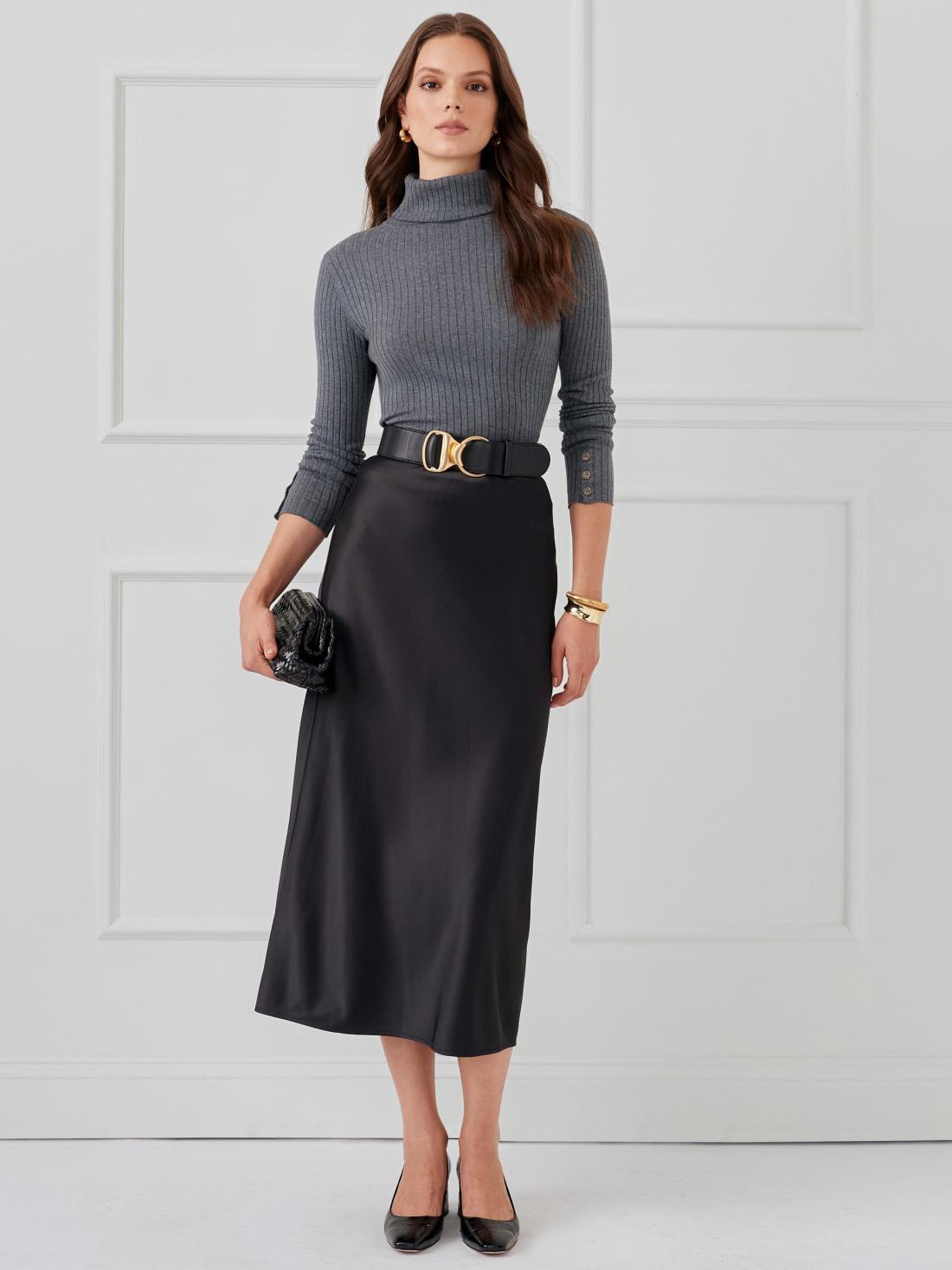 J.McLaughlin Zahara Skirt Black | Women Skirts