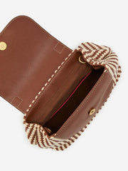 J.McLaughlin Zoey Top Handle Handbag Natural/light Brown | Women Totes